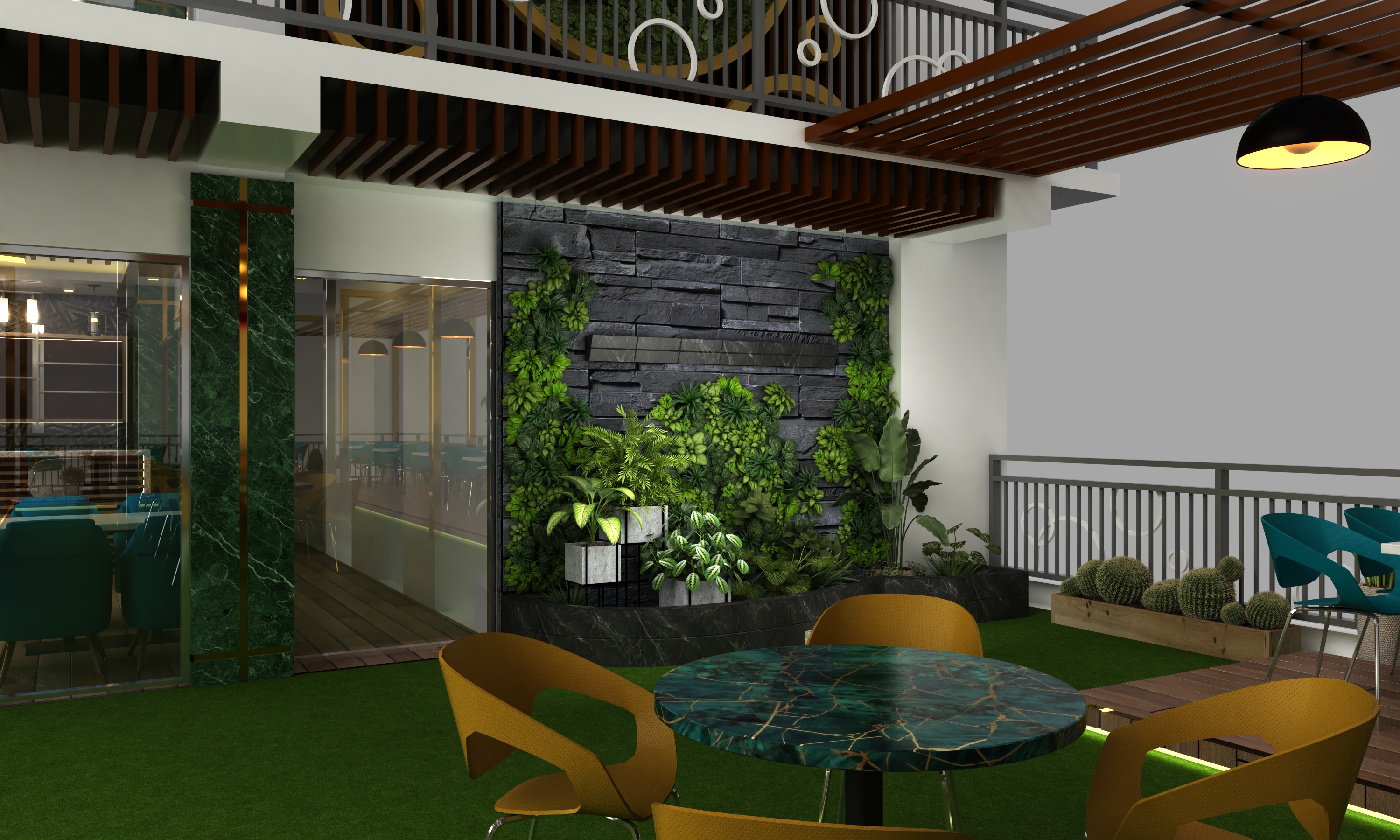 ROYAL LOUNGE - Interior & Exterior Design & Execution-11