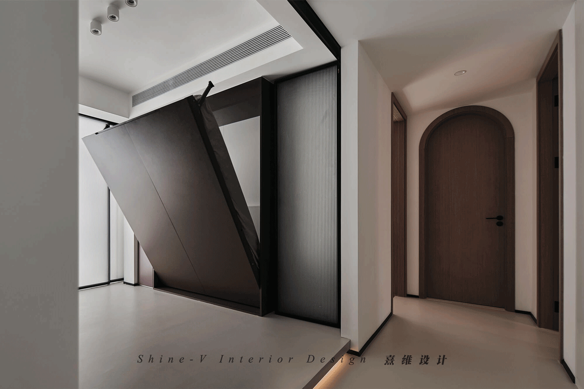 熹维设计 · 解放空间,看常规户型如何演绎轻复古的优雅与浪漫-38