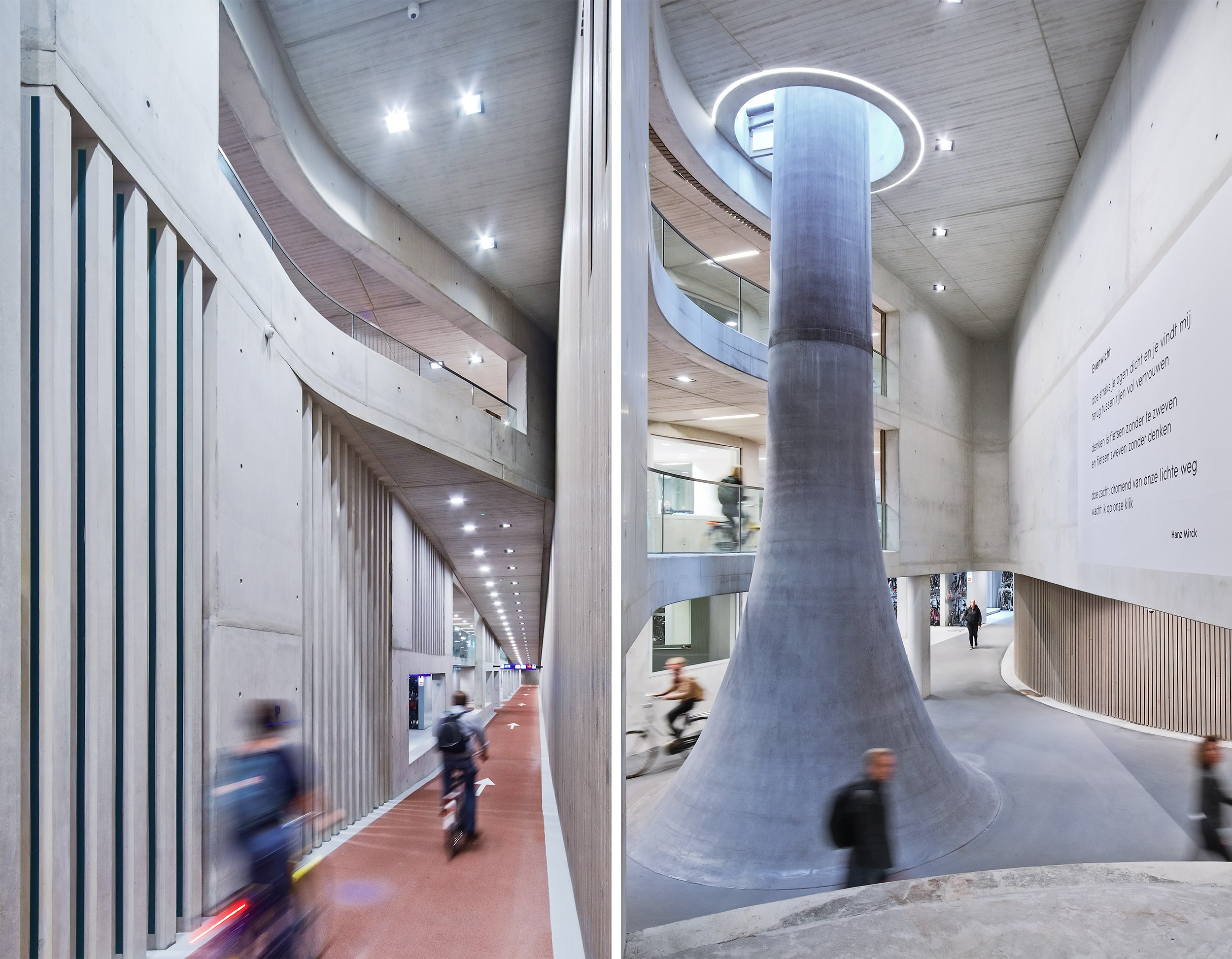 荷兰乌特勒支自行车停车场 | 世界最大规模,绿色出行新地标-40