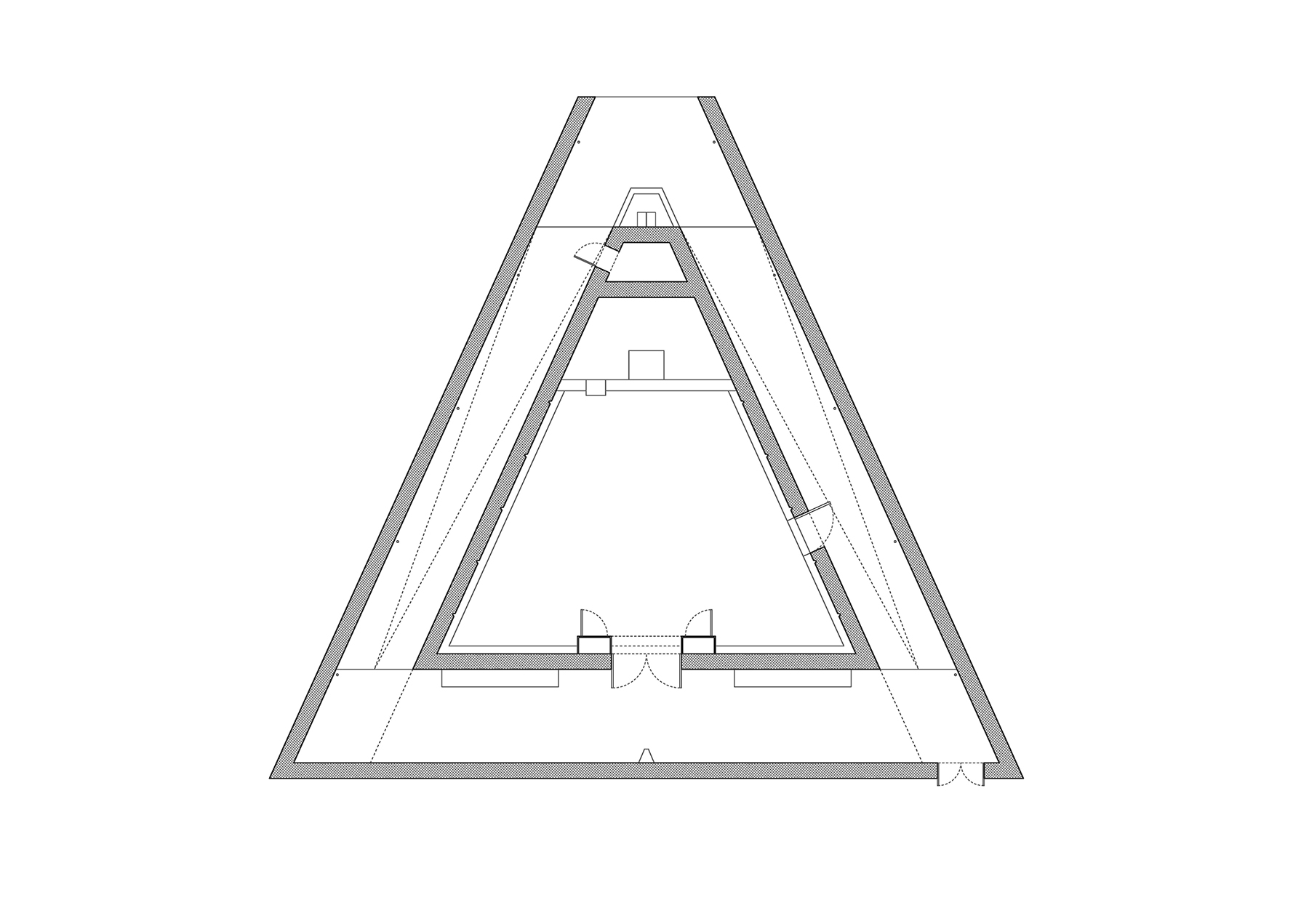 自然的回响:不朽堂·龙山陵园小礼堂丨中国焦作丨Studio 10-69