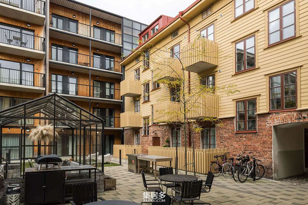 混凝土墙的斯堪的纳维亚小型公寓丨瑞典-27