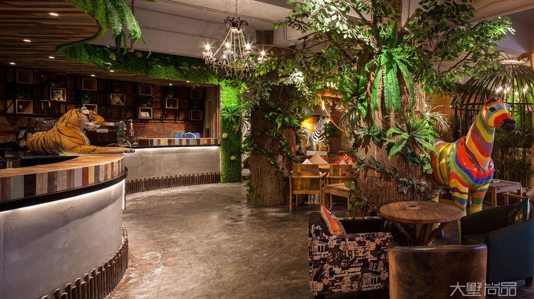 绿意盎然的自然咖啡厅-8