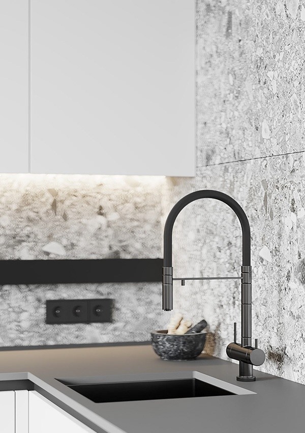 高级黑+简洁白的住宅设计--高级有范儿-8