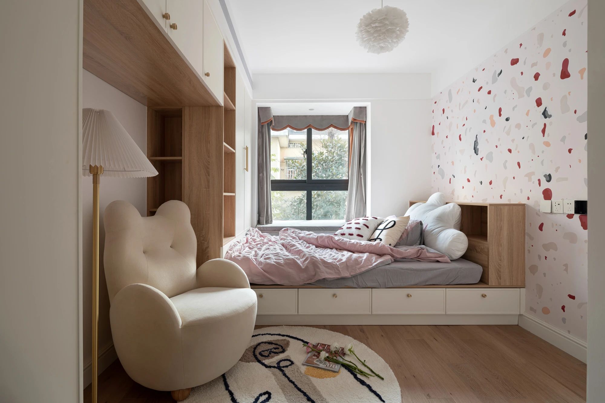 六口之家逆袭老房，137㎡二手顶跃变时尚居所-38