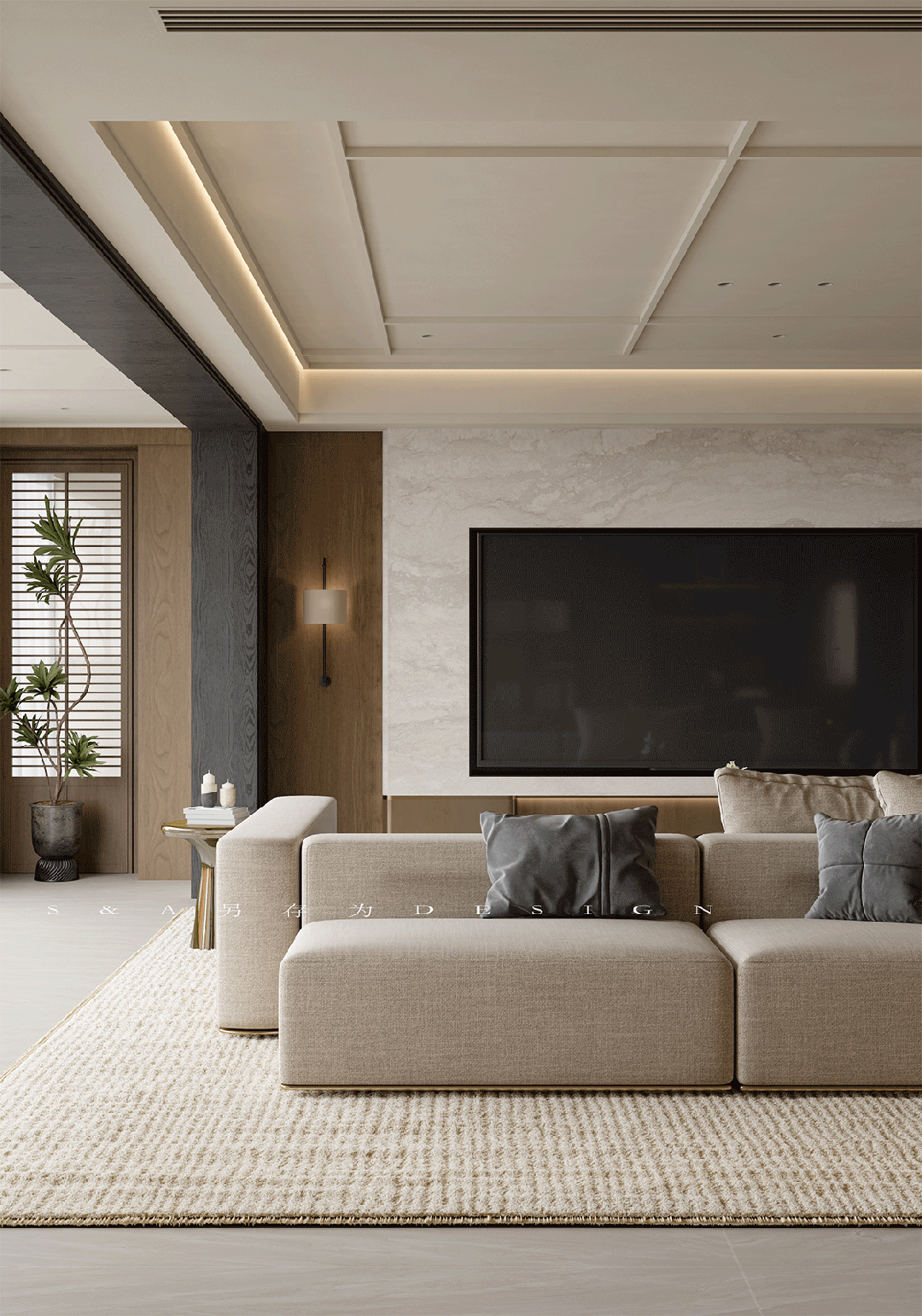 老钱雅韵藏于心，木色勾勒家轮廓丨SA设计-0