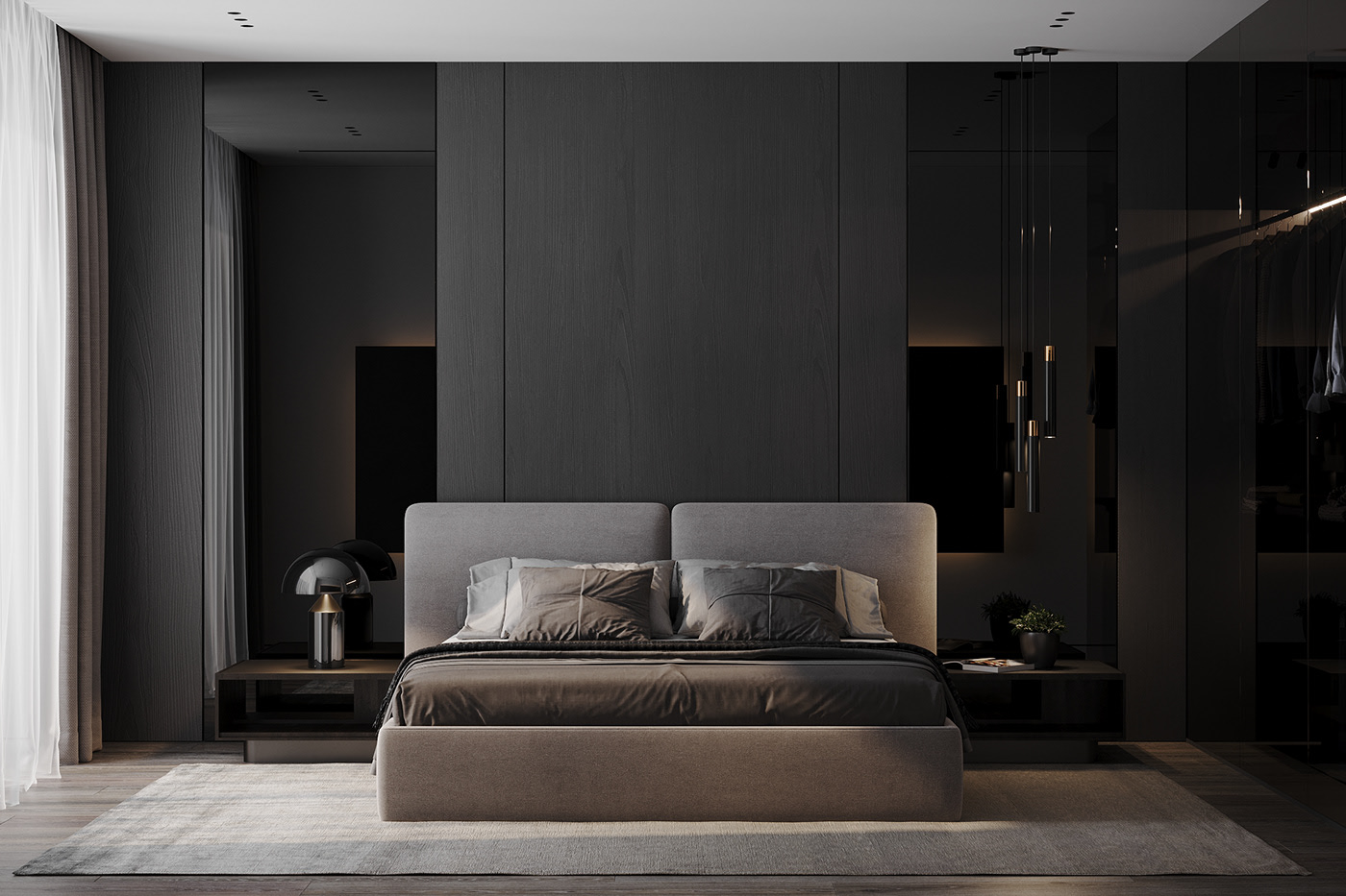 质感黑白灰空间设计  细节超多-14