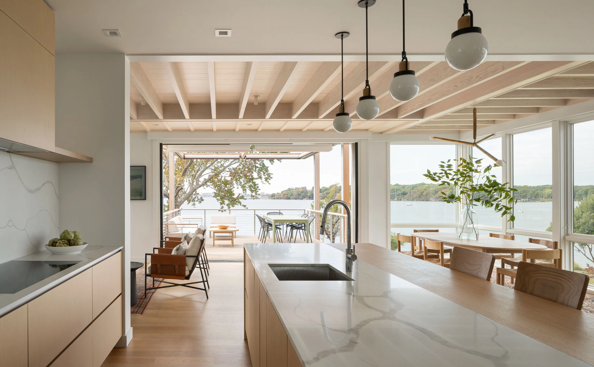 海洋之滨的四季之家——Whitten Architects 的 Peaks 岛小屋设计-51