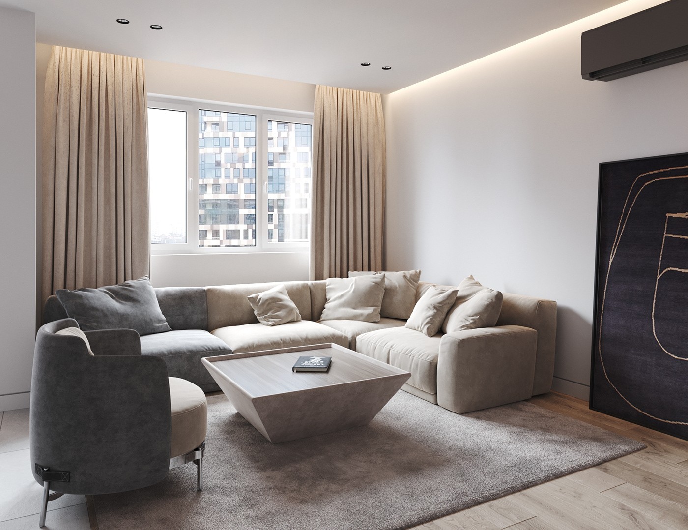 乌克兰99㎡单身男子公寓-5