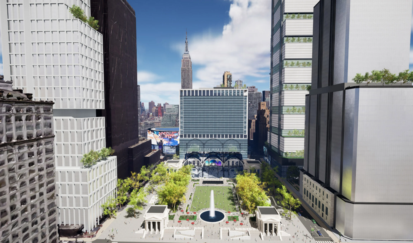 纽约宾夕法尼亚车站古典建筑复兴项目丨美国宾夕法尼亚丨由Alexandros Washburn带领团队（未明确机构）-2