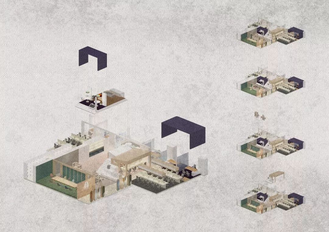 达明·纸间画廊 | 剧场式办公空间,展现品牌活力-14