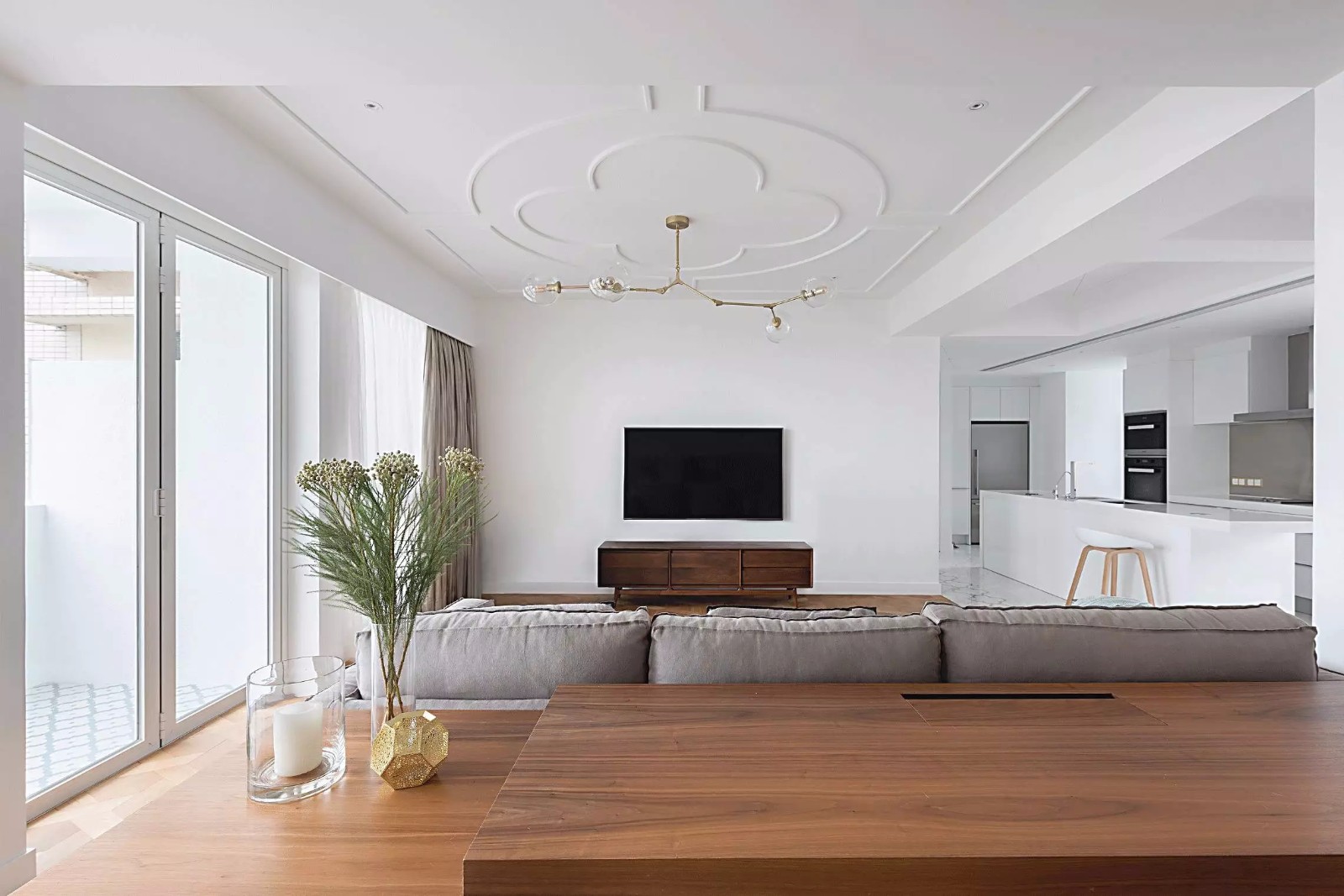 136㎡香港现代公寓住宅设计  廖奕权-8