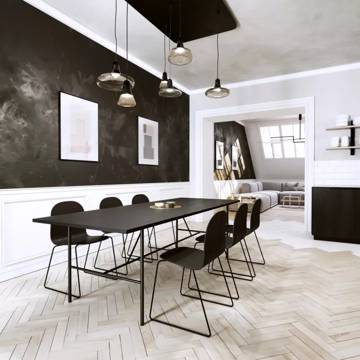 "黑白映像 | Fuuxo Studio 打造北欧风顶层公寓"-11