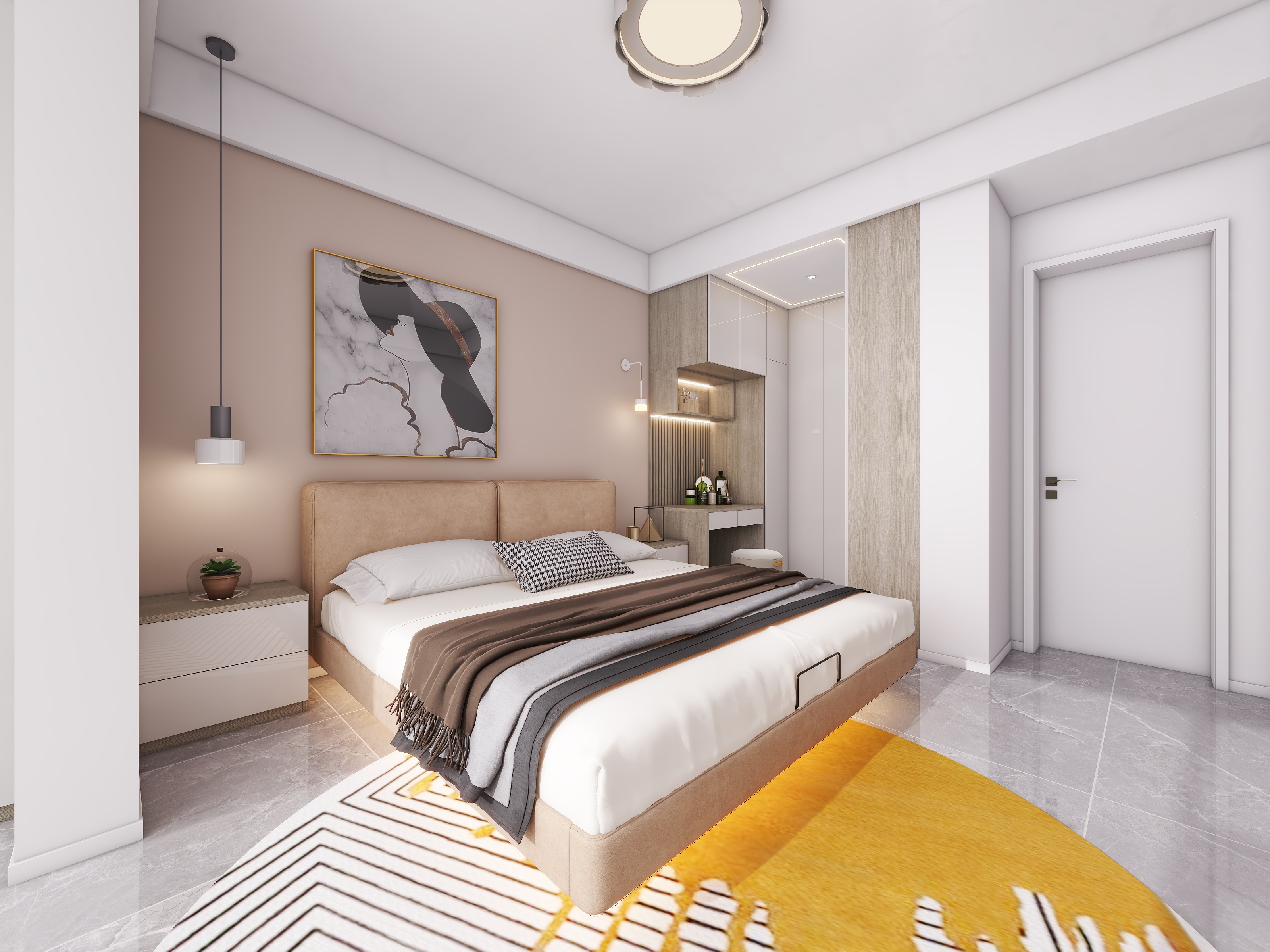 四川成都世家东部时空（93平方现代简约三居室）-29