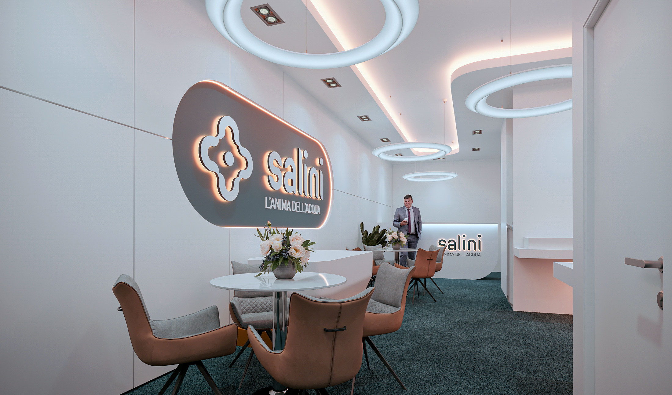 exhibition stand for the company SALINI-13