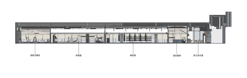 自由者健身旗舰店，现代风格与自然元素完美融合-27
