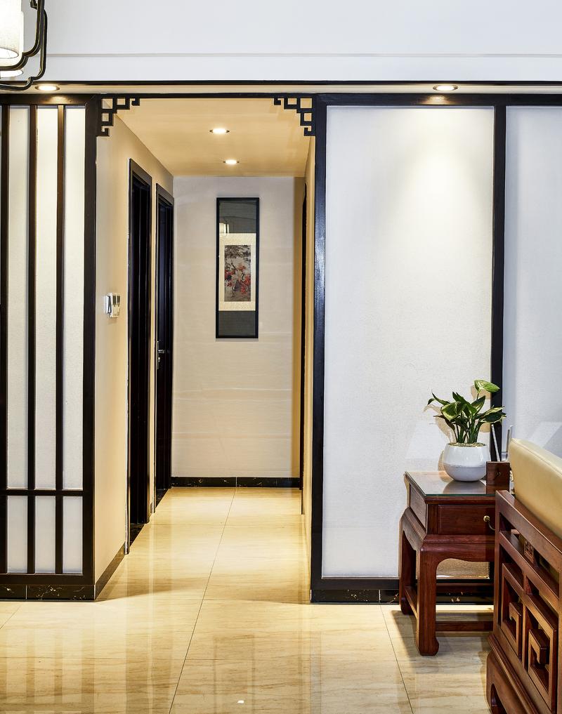 新中式禅意空间 | 红木家具的轻盈演绎-11