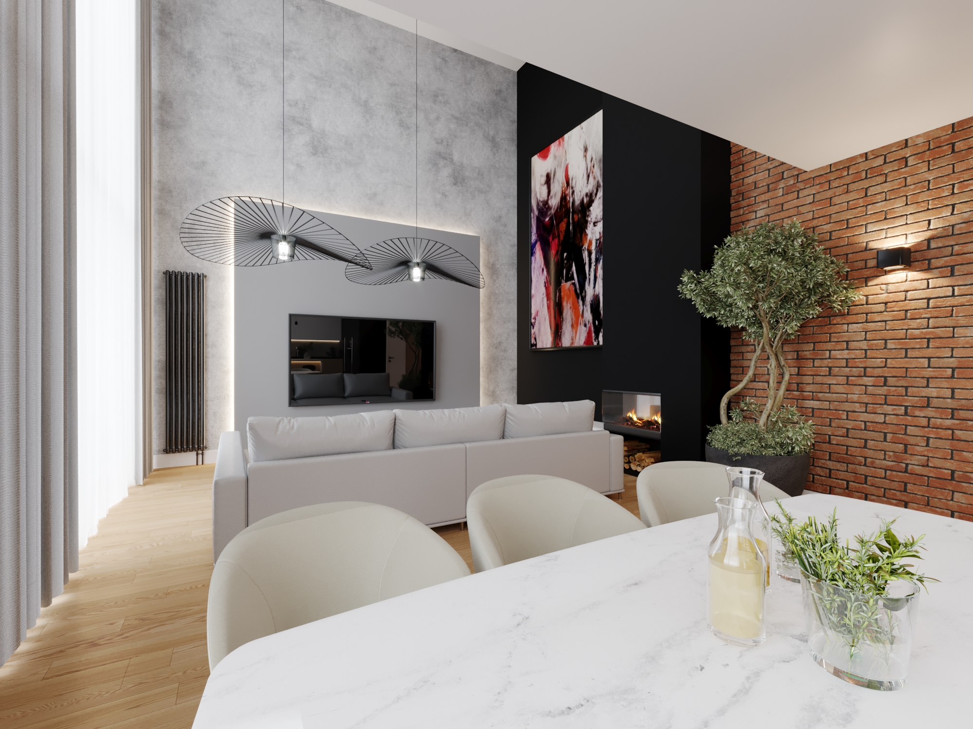 Wizualizacje domu w Konstancinie-Jeziornej-5