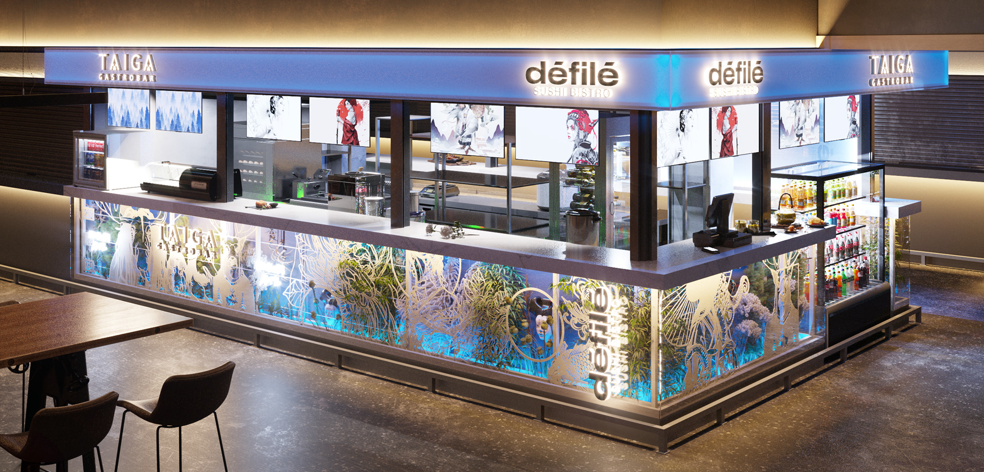 КОНЦЕПТ КОРНЕРА DEFILE,TAIGA-1