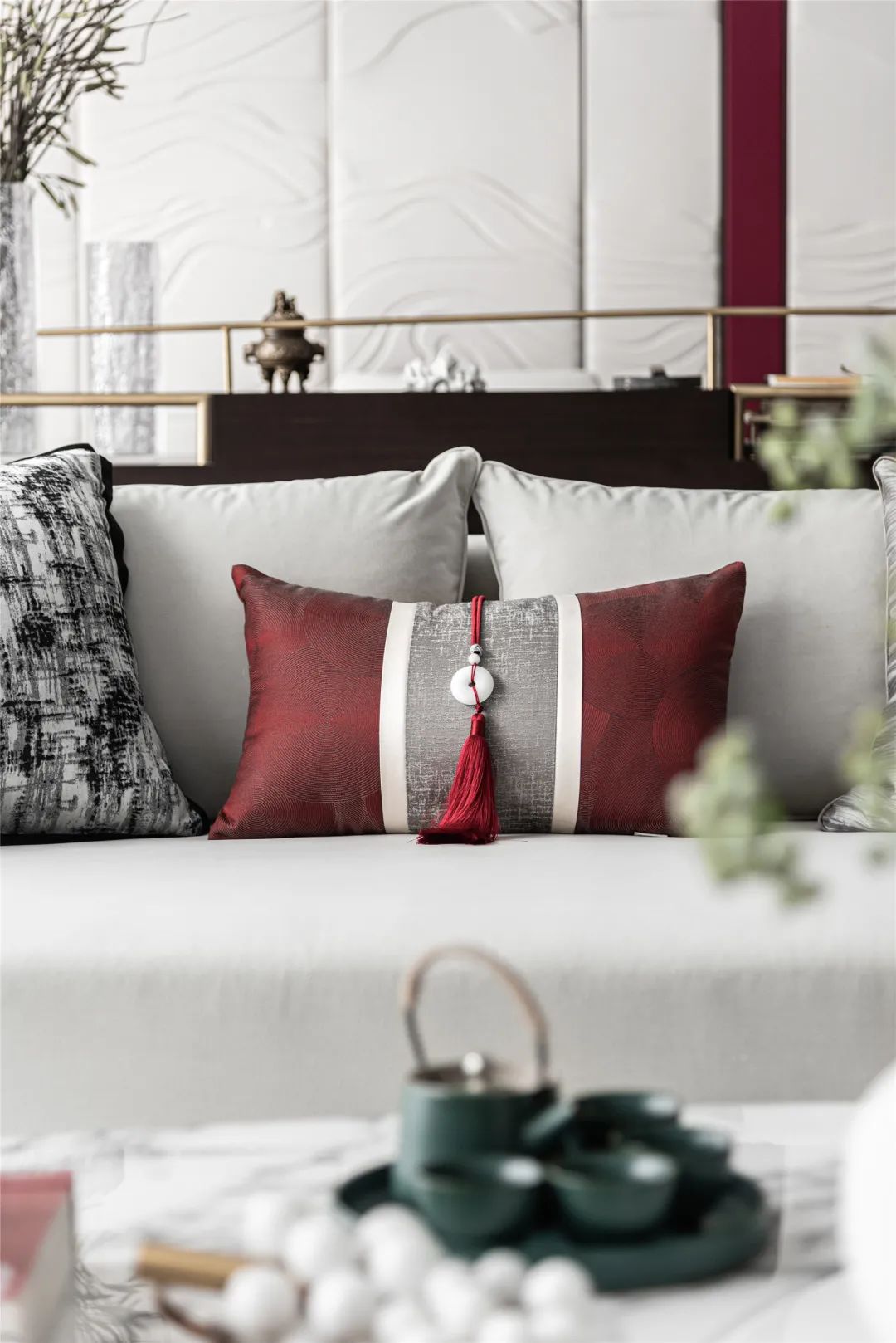 泽京铂宸现代中式样板间丨中国河南丨品辰装饰工程设计有限公司-6