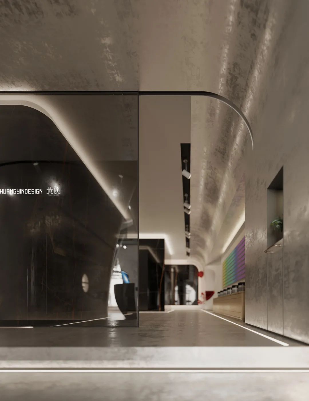 壹等艺国际涂料银泰展厅丨中国台州丨黄寅设计事务所-30