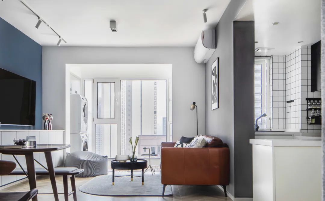 63㎡武汉公寓改造，LDK 一体化++ 多功能叠加，轻盈通透又实用-20