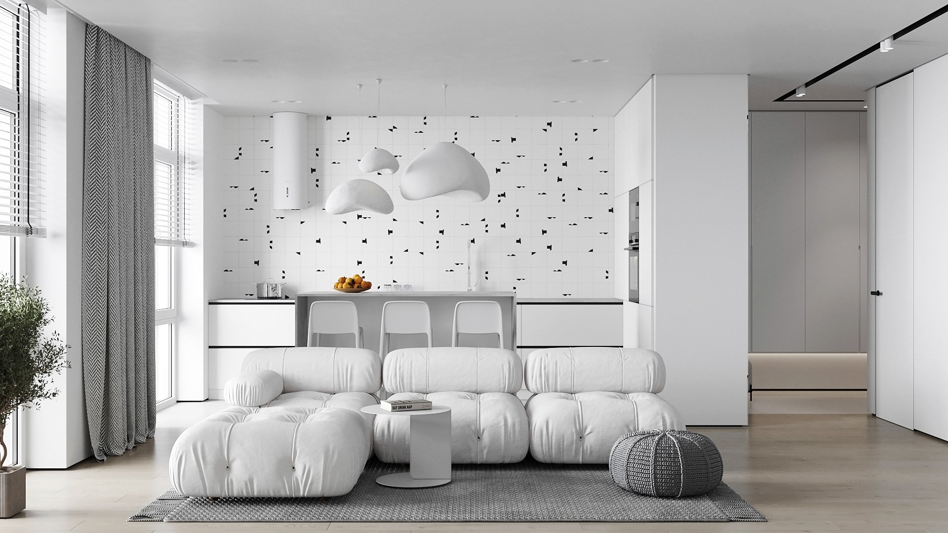 白色系简约风住宅设计 让简约更有格调！-3