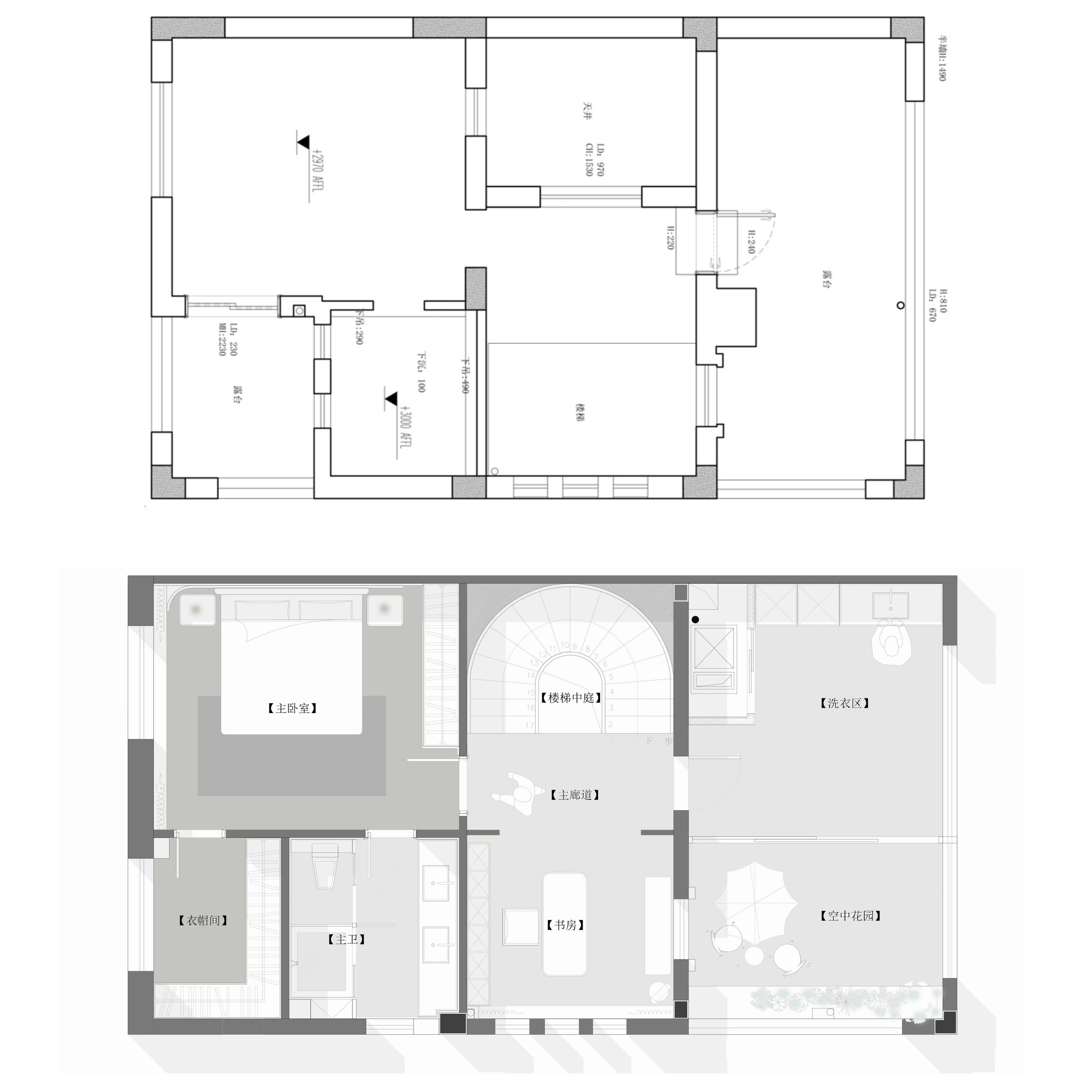 自然温馨六口之家丨中国武汉丨时一设计-83