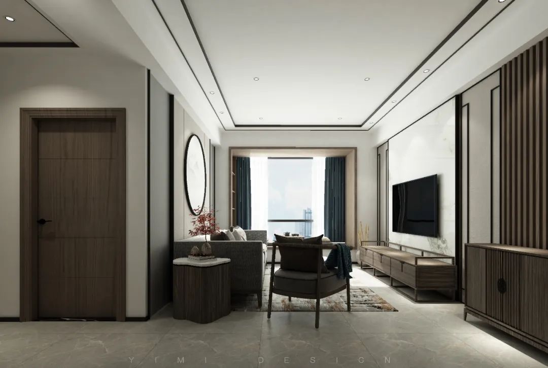 越秀区 89.9㎡雅致之家,东方美学与现代简约的完美融合-40
