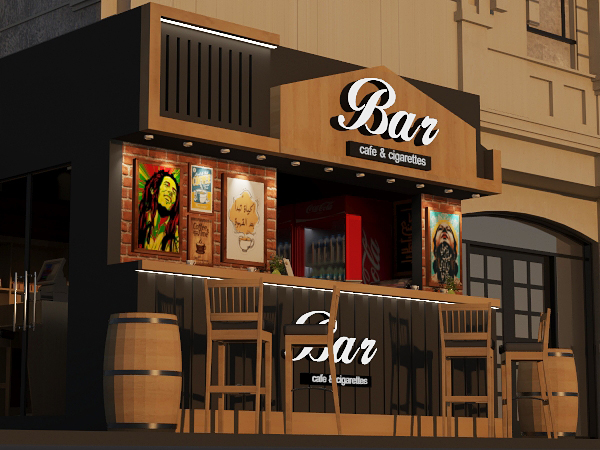 BAR CAFE DESIGN 3D-7