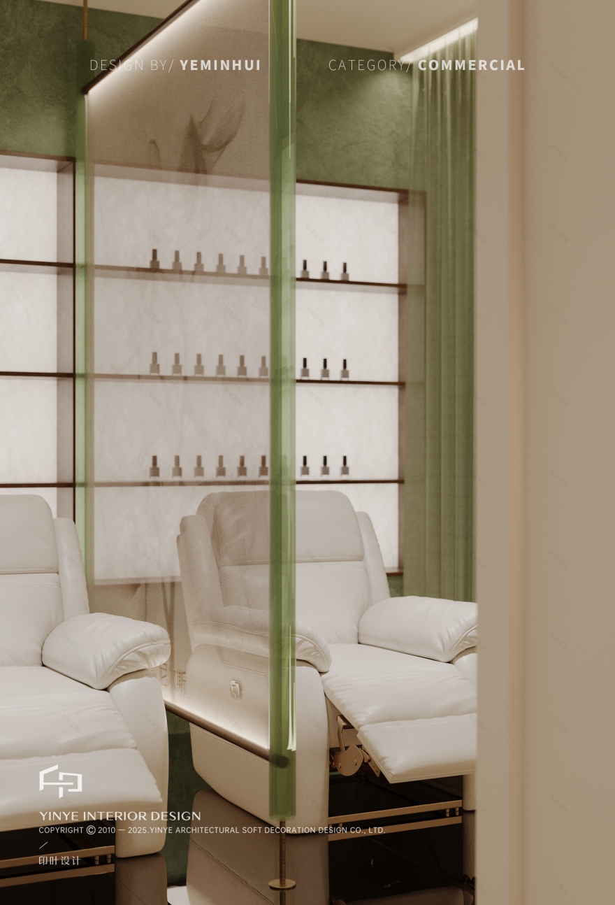 尼尔斯Naelsy 新国风美甲美睫美容品牌空间设计丨印叶设计-5