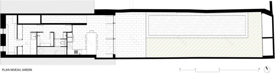 法国图卢兹“T House”融合历史与现代的家庭住宅-17