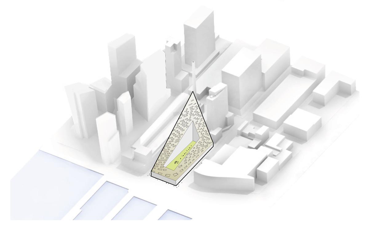VIΛ 57 West － 纽约曼哈顿西57超高层庭院，来自 BIG-53