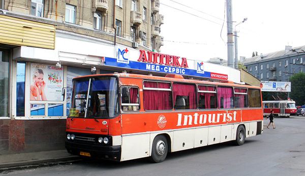 Abandoned Hungarian bus - Ikarus 250-5