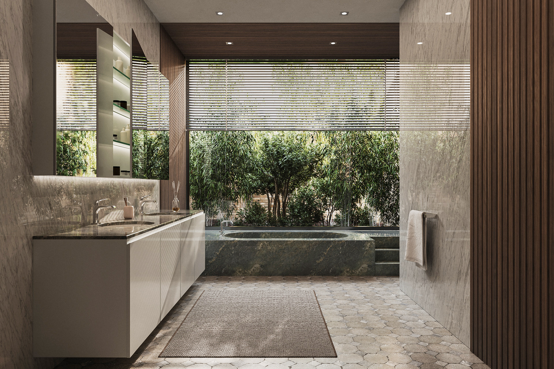 Japandi 室内概念设计丨Laura Dauby-27