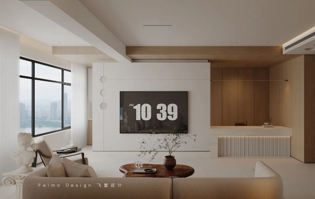 合肥141㎡现代中古风家居设计丨中国合肥丨飞墨设计组-27