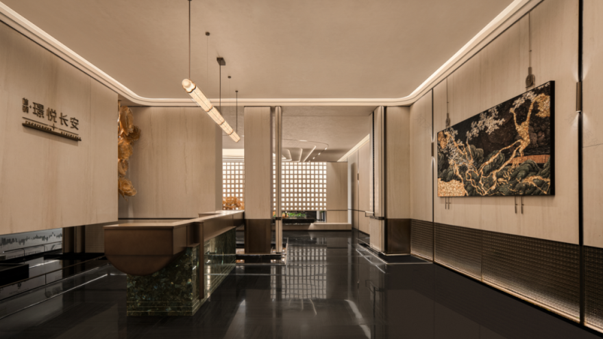 首钢北京设备处临时售楼处,样板间设计项目丨北京靳朝晖设计有限公司-6