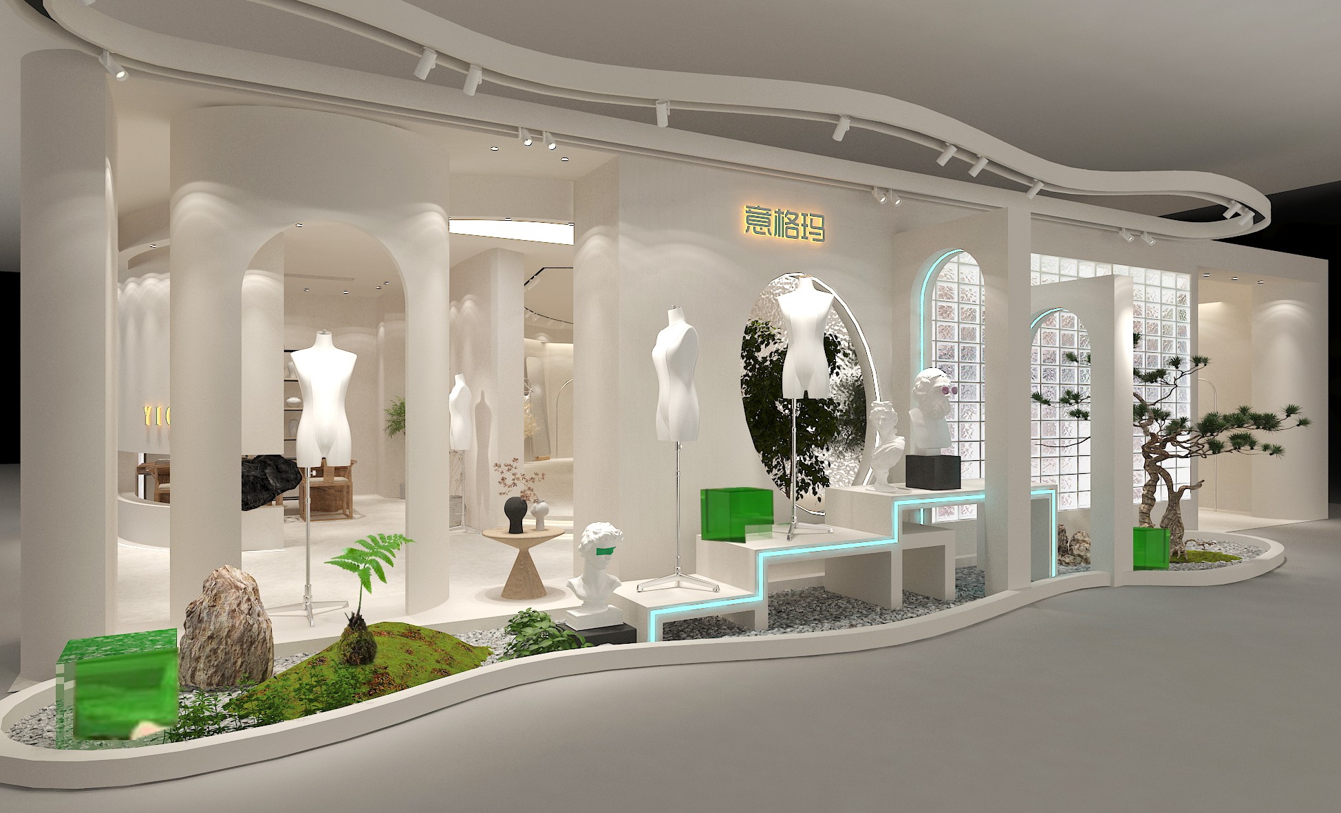 YIGEMA 时尚概念店室内设计丨峻亿设计 JUNYI DESIGN-0