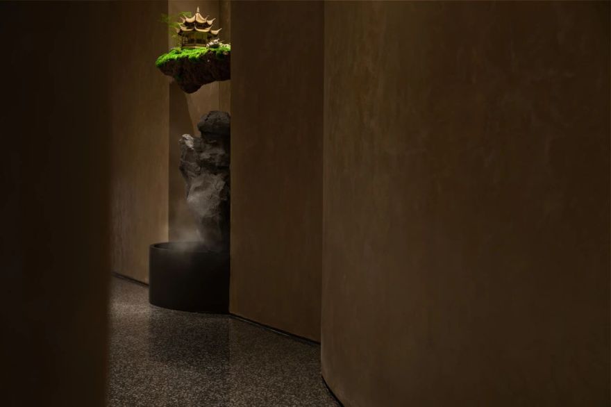 鹏 club · 山水庭院般的餐饮空间丨中国济南丨易昂设计-26