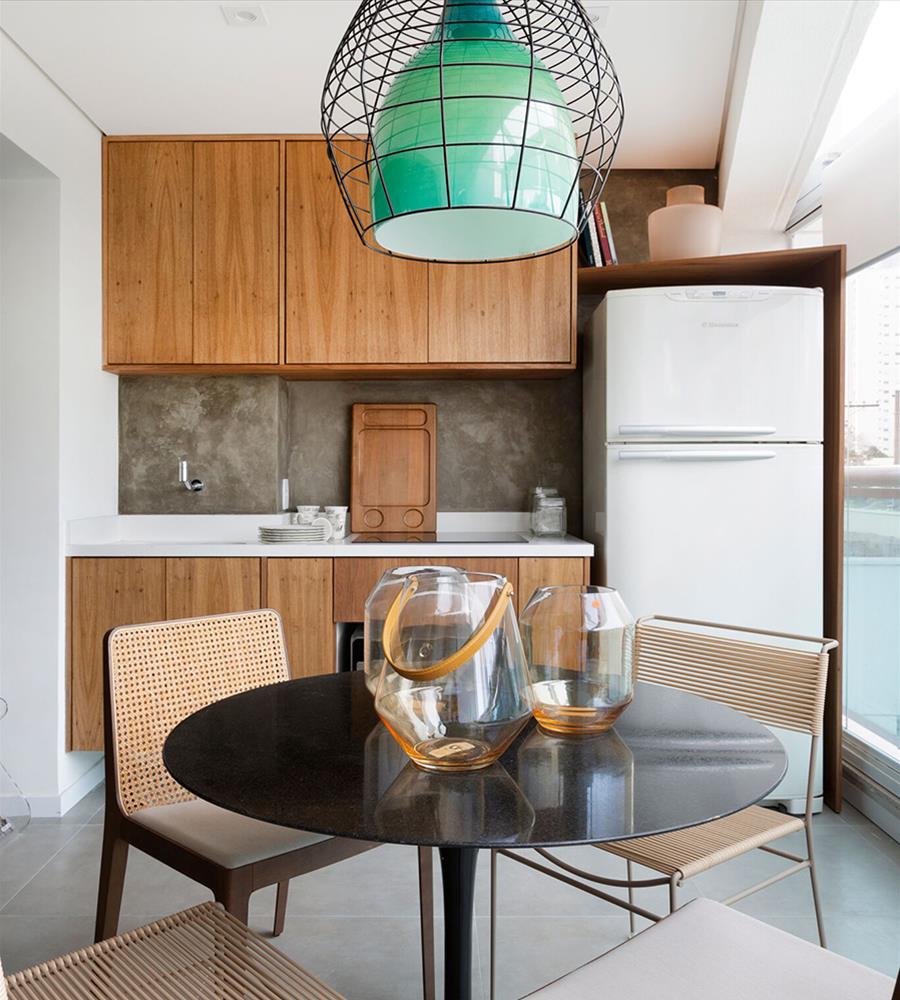 巴西 34 平米公寓的年轻时尚设计-13