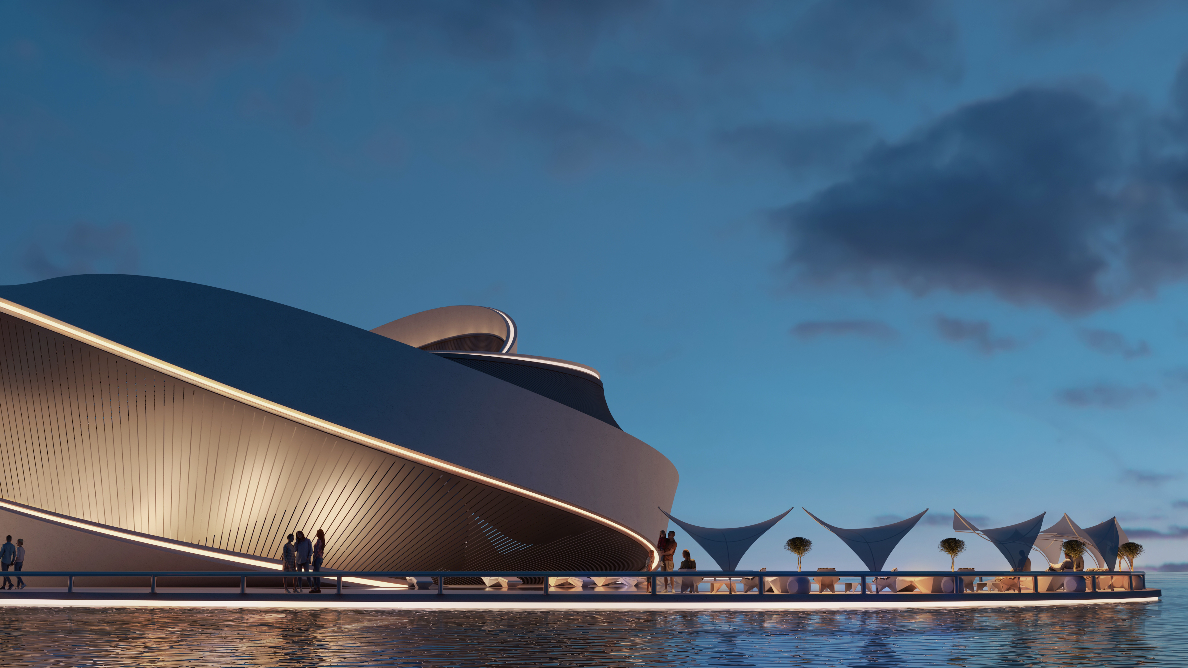 水族馆建筑丨卡塔尔多哈-4