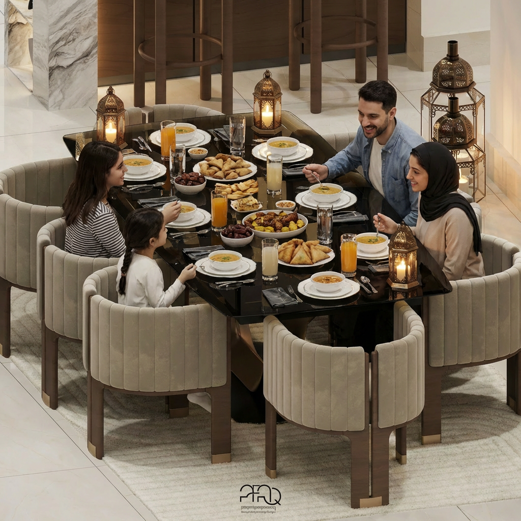 现代接待区与开放式厨房-9