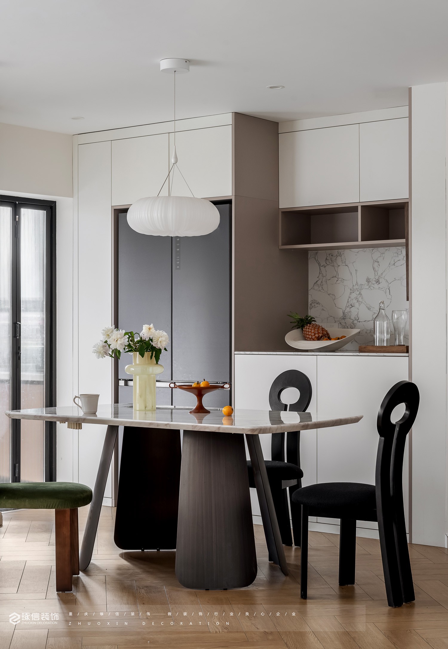 123m² 简约至美,品味法式风丨琢信装饰-20