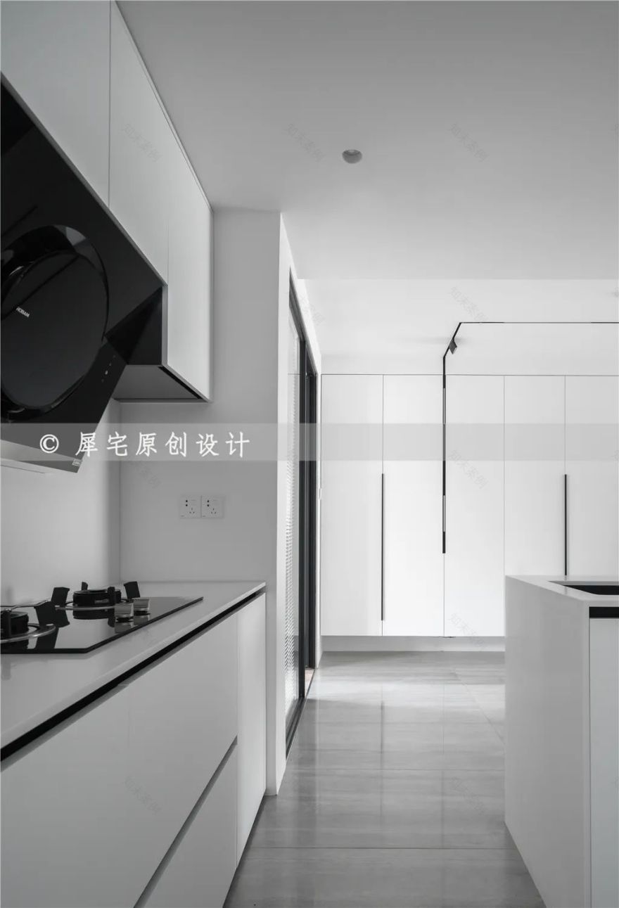 黑白极简光之居,孙姐家的大平层视野-53