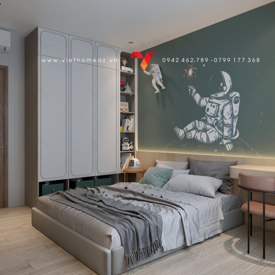 Vinhomes Smart City 室内设计项目丨越南河内丨VietHome-20