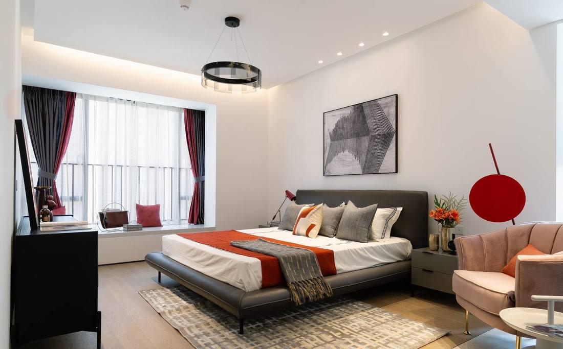 北欧风大平层注入活力色彩，展现高级美感-10