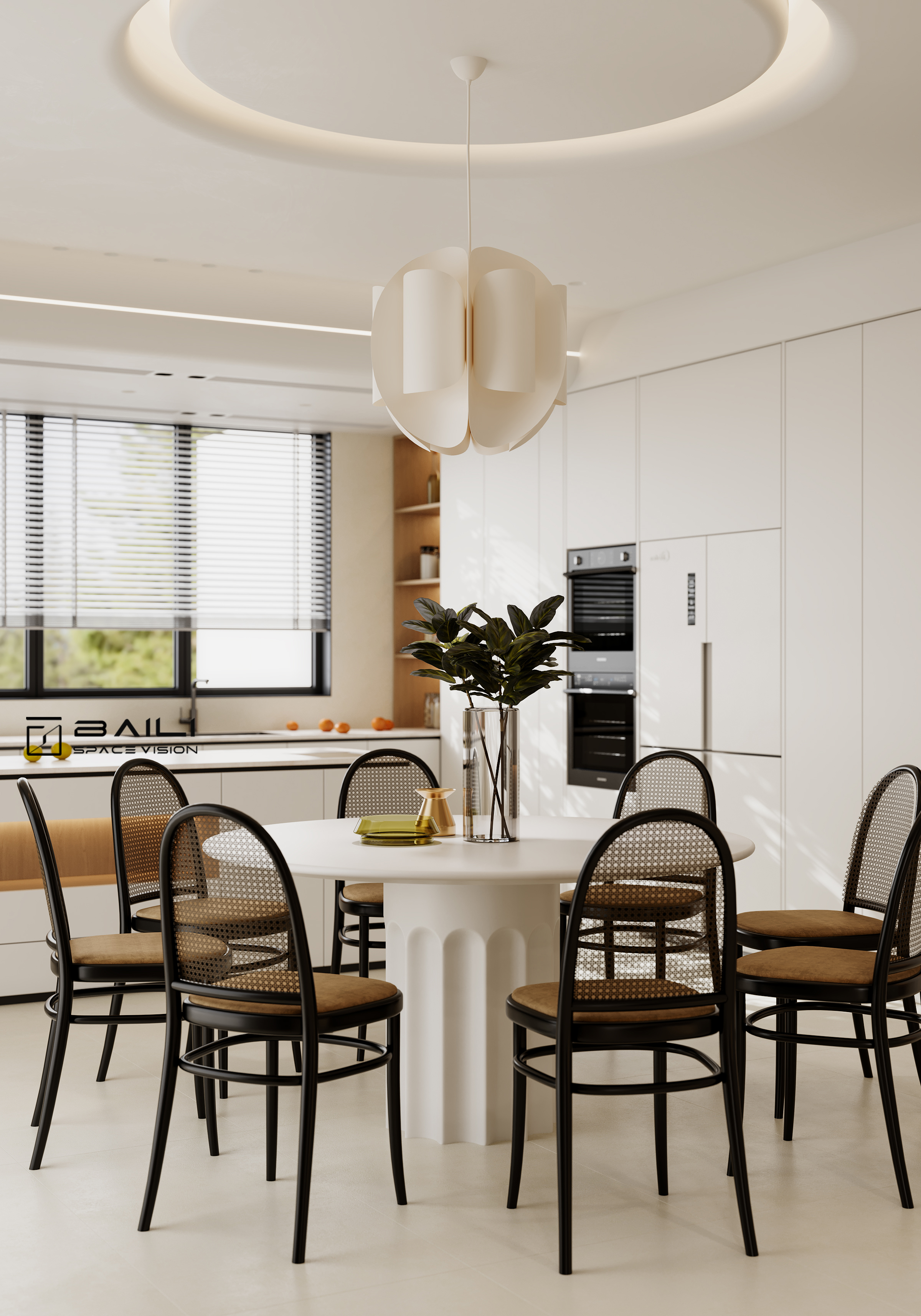 奶油风别墅全屋-1