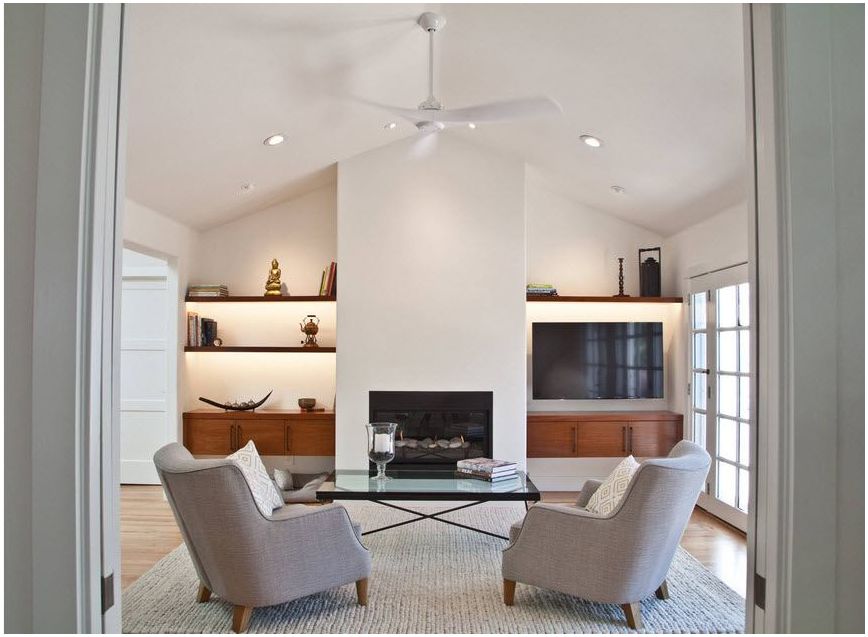 20平米厨房工作室与客厅一体化设计-70