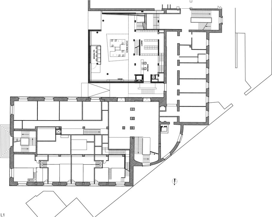 罗马 Pontificial Lateran 大学图书馆扩建与礼堂翻新-66