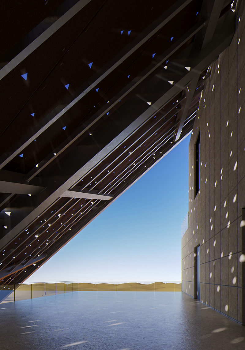 宁夏中卫大漠星河营地接待中心丨中国中卫丨三文建筑-5