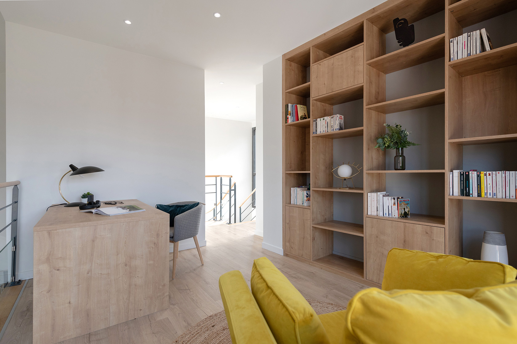 村庄房屋改造成现代别墅项目丨法国丨Soleil Noir（室内建筑师）,Skéa Designer-27